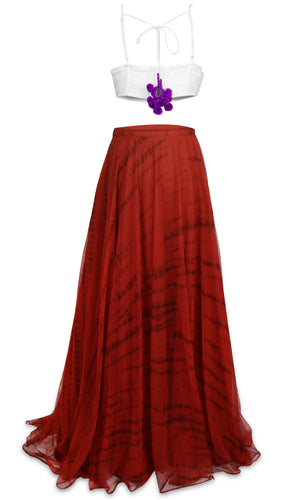 Beautiful  2-piece lehenga set is the perfect outfit for any Indian event with variety of colors.