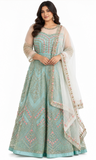 baby blue Anarkali