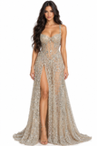 Mimoza Kadriaj Mirrored Gown