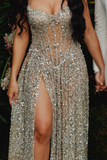 Mimoza Kadriaj Mirrored Gown