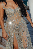 Mimoza Kadriaj Mirrored Gown