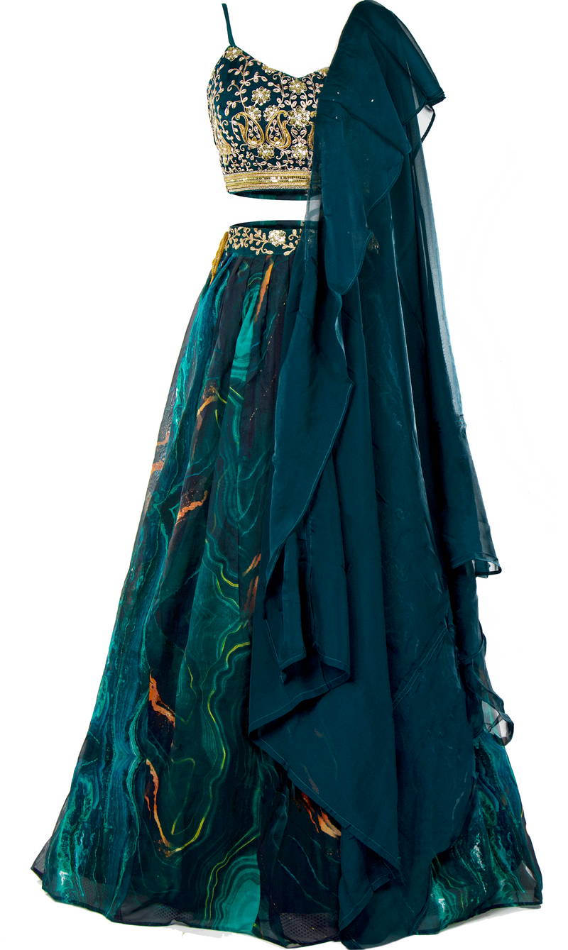 Blue Marble Lehenga