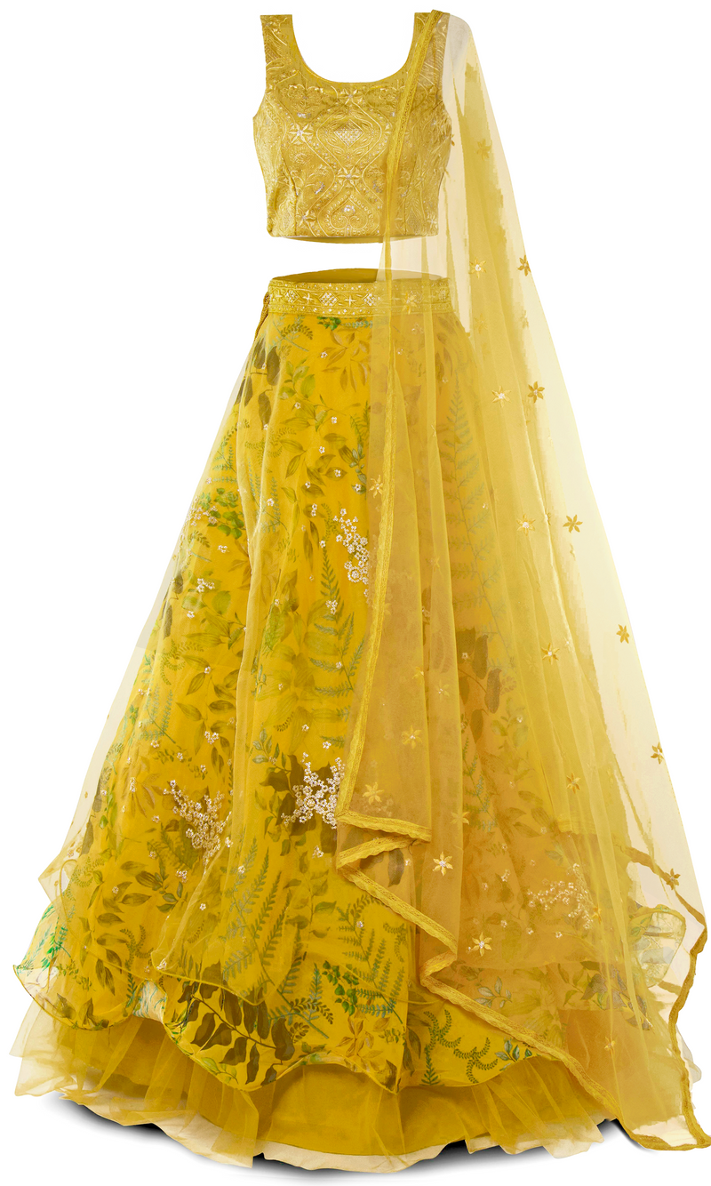 Sunflower Lehenga