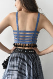 The back is not only sexy but it helps to give out a little stretch for the blouse to be a bit adjustable.