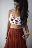 The appropriate outfit for any event is a stunning two-piece lehenga set in a variety of colors.