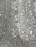  Bridal White dress perfect for Brides who are looking for a traditional silhouette with a more modern lace fabric. 
