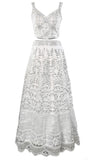 White gorgeous lehenga is all white and decked out with stunning mirror work.