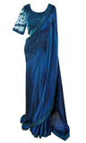 This silky, smooth Saree is enriched with elegance. Paired with a stunning embroidered blouse and net.