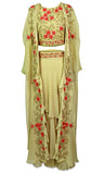 3-piece lehenga & fully stitching with floral patterns so you probably won't want to ever take it off.