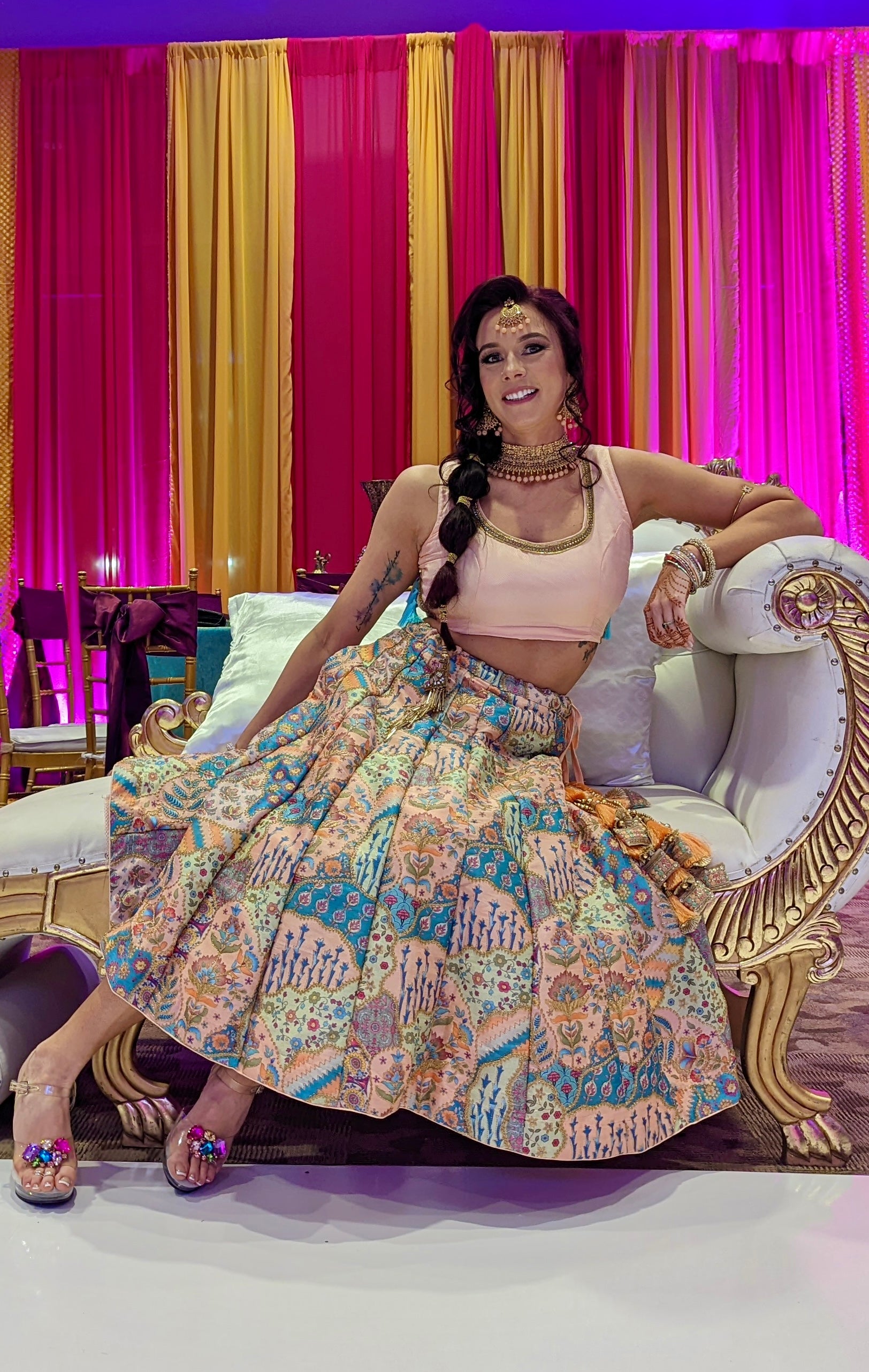 How to look your best in Bridal Lehnga for short height girls – Let's Get  Dressed